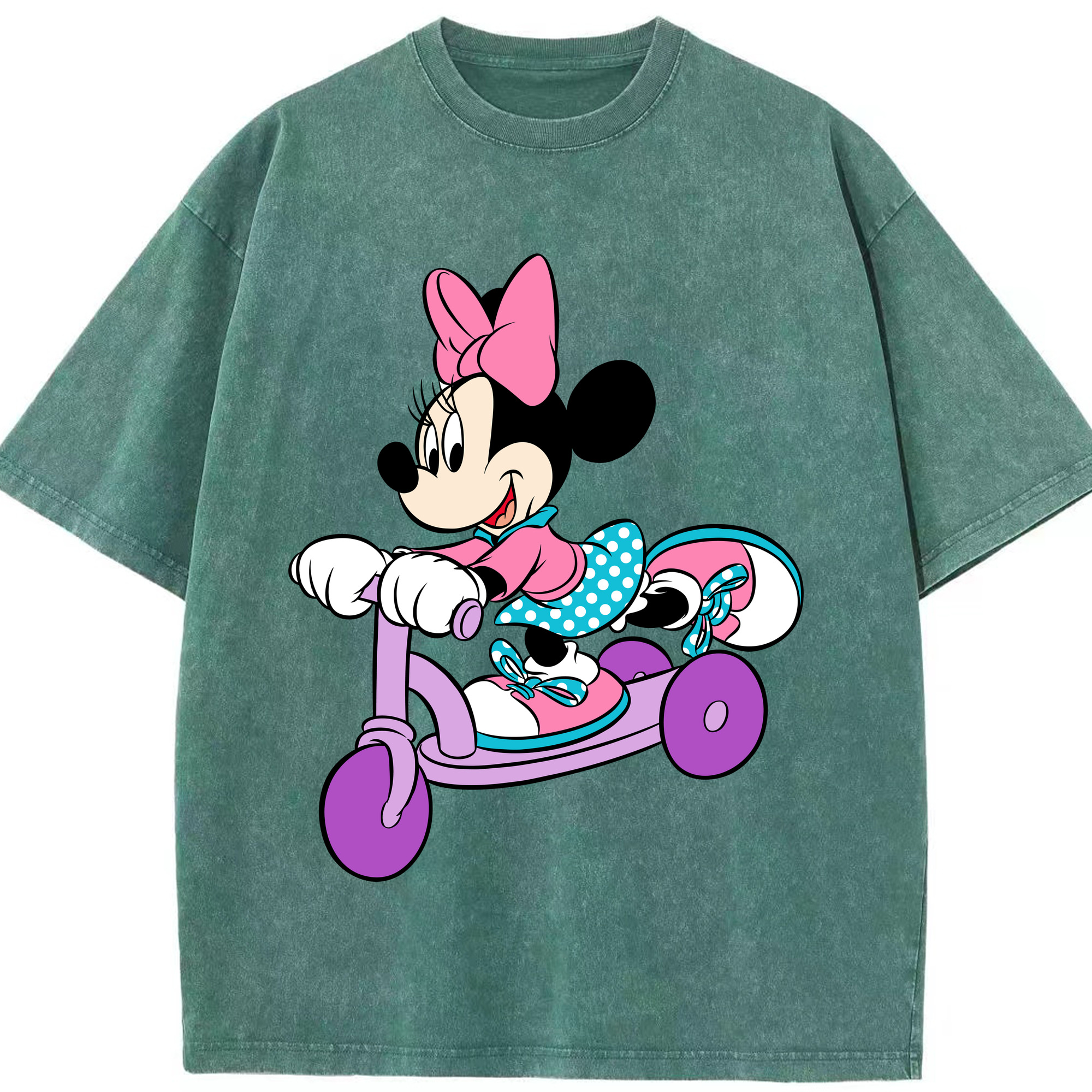 （画像用） ミッキーマウス Mickey Mouse 綿100% ヴィンテージ風 半袖Tシャツ（フロントプリント）